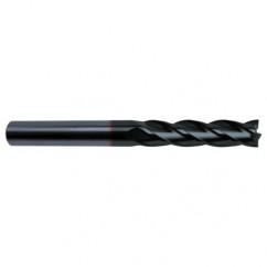 1 Dia. x 6 Overall Length 6-Flute Square End Solid Carbide SE End Mill-Round Shank-Center Cut-Super-A - Benchmark Tooling