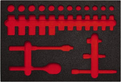 Proto - Tool Box Case & Cabinet Inserts Type: Foam Insert For Use With: J52222 - Benchmark Tooling