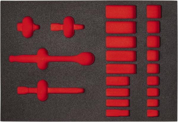 Proto - Tool Box Case & Cabinet Inserts Type: Foam Insert For Use With: J52134HTC - Benchmark Tooling