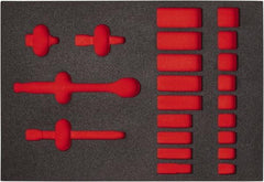 Proto - Tool Box Case & Cabinet Inserts Type: Foam Insert For Use With: J52134HTC - Benchmark Tooling