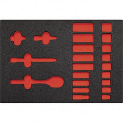 Proto - Tool Box Case & Cabinet Inserts Type: Foam Insert For Use With: J52134 - Benchmark Tooling