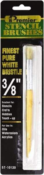 Premier Paint Roller - Stencil Brushes & Rollers Type: Stencil Brush Diameter (Inch): 3/8 - Benchmark Tooling