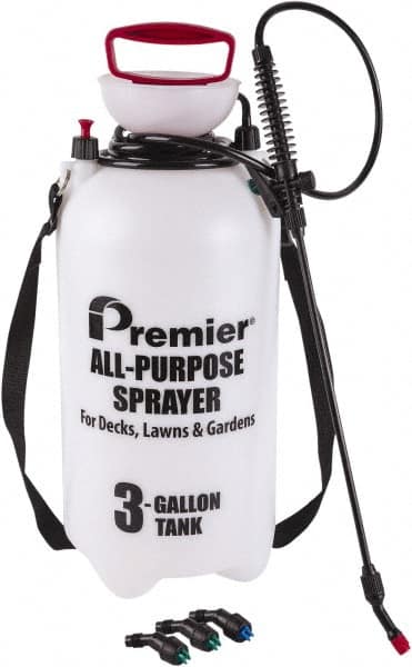 Premier Paint Roller - 3 Gal Chemical Safe Garden Hand Sprayer - Polyethylene Tank, Reinforced Hose - Benchmark Tooling