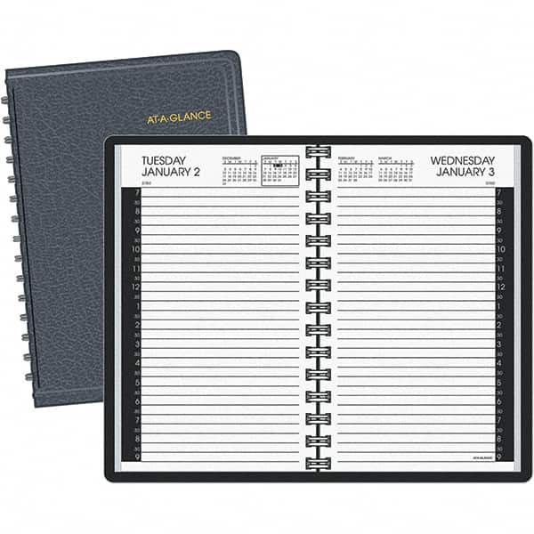 AT-A-GLANCE - 365 Sheet, 4-7/8 x 8", Appointment Book - Black & White - Benchmark Tooling