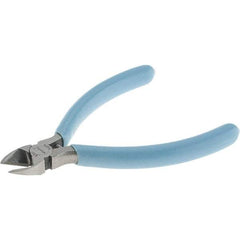 Xcelite - 4" OAL, 20 AWG Capacity, Flush Wire Cutter - 15/32" Jaw Length, Tapered Head - Benchmark Tooling