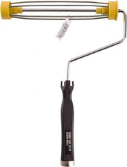 Premier Paint Roller - 9" Wide x 12" Long Heavy-Duty Birdcage Frame - Steel Frame, Plastic Handle - Benchmark Tooling