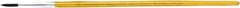 Premier Paint Roller - #5 Sable Artist's Paint Brush - 1/8" Wide, 1/2" Bristle Length, 5" Wood Handle - Benchmark Tooling