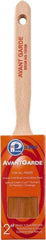 Premier Paint Roller - 2" Oval Polyester Sash Brush - 2-3/4" Bristle Length, 7-1/4" Wood Sash Handle - Benchmark Tooling