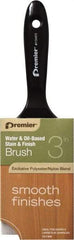 Premier Paint Roller - 3" Flat Polyester Stainer Brush - 2-1/4" Bristle Length, 5" Plastic Beavertail Handle - Benchmark Tooling