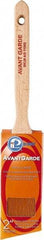 Premier Paint Roller - 2" Oval/Angle Polyester Sash Brush - 2-3/4" Bristle Length, 7" Wood Sash Handle - Benchmark Tooling