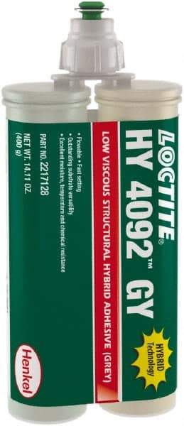 Loctite - 400 g Dual Cartridge Two Part Adhesive - 3 to 5 min Working Time - Benchmark Tooling