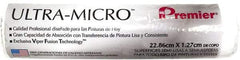 Premier Paint Roller - 1/2" Nap, 9" Wide Paint Roller Cover - Semi-Rough Texture, Microfiber - Benchmark Tooling