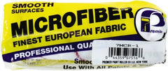 Premier Paint Roller - 5/16" Nap, 7" Wide Paint Roller Cover - Smooth Texture, Microfiber - Benchmark Tooling