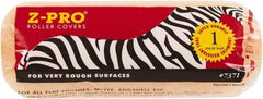 Premier Paint Roller - 1" Nap, 9" Wide Paint Roller Cover - Rough Texture, Polyester - Benchmark Tooling