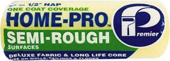 Premier Paint Roller - 1/2" Nap, 7" Wide Paint Roller Cover - Semi-Rough Texture, Polyester - Benchmark Tooling