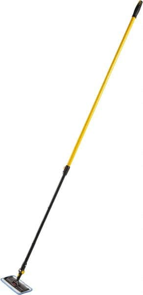 Rubbermaid - 57" Long x 3-1/2" Wide Dust Mop Frame - Black, Hook & Loop - Benchmark Tooling