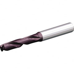 Kennametal - 9.7mm 140° Spiral Flute Solid Carbide Screw Machine Drill Bit - Benchmark Tooling