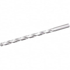 Kennametal - 2.5mm 135° 2-Flute Solid Carbide Extra Length Drill Bit - Benchmark Tooling