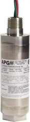 Made in USA - 100 Max psi, 1/4" NPT (Male) Connection Intrinsically Safe Transmitter - mA Output Signal, 1/4" Thread, -40 to 185°F, 28 Volts - Benchmark Tooling