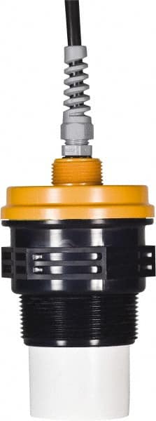 Made in USA - 1\x92 to 25\x92 Transmission Range Modbus Ultrasonic Level Sensor - 2" NPT Mount, 30 Max psi, ±0.25% of Range Accuracy, 9 to 28 VDC - Benchmark Tooling