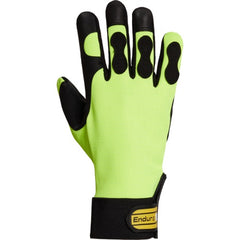 Hi-Viz gloves that can stop a chain saw dead in its tracks