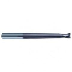 2mm Dia. - 80mm OAL - 2 FL 30 Helix TiAlN Carbide End Mill - Benchmark Tooling