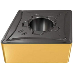 Iscar - CNMG432 M3M Grade IC830 Carbide Turning Insert - TiAlN/AlTiN/TiN Finish, 80° Diamond, 12.7mm Inscr Circle, 4.76mm Thick, 0.8mm Corner Radius - Benchmark Tooling