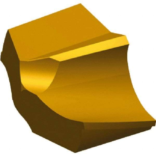 Kennametal - Series KSEM, 35mm Diam Grade KC7135 150° Replaceable Drill Tip - Carbide, TiN Finish, 9 Seat Size - Benchmark Tooling