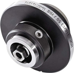 HAIMER - HSK63 & HSK80 Taper, On-Center/Rotating, Spindle Adapter - 80mm Projection, Use with ISS-U Spindle - Benchmark Tooling