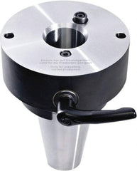 HAIMER - 45 Taper, On-Center/Rotating, Spindle Adapter - 20mm Projection, Use with ISO50 Spindle - Benchmark Tooling