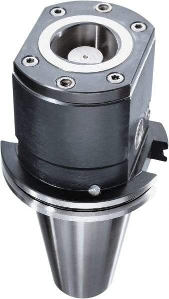 HAIMER - CAPTO C8 Taper, On-Center/Rotating, Spindle Adapter - 50mm Projection, Use with ISO50 Spindle - Benchmark Tooling