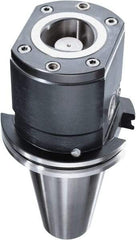 HAIMER - CAPTO C4 Taper, On-Center/Rotating, Spindle Adapter - 50mm Projection, Use with ISO50 Spindle - Benchmark Tooling