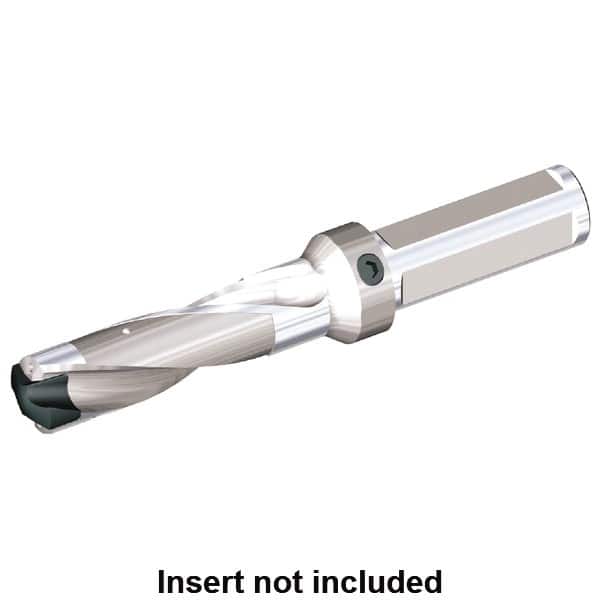 Kennametal - 32.54 to 36mm Diam, 5xD, 162.7mm Max Depth, 1-1/2" Shank Diam, 207.5mm Flute, 317.55mm OAL, Replaceable Tip Drill - KSEM3254HPGM Insert, 9 Seat Size, KSEM Toolholder, Series KSEM - Benchmark Tooling