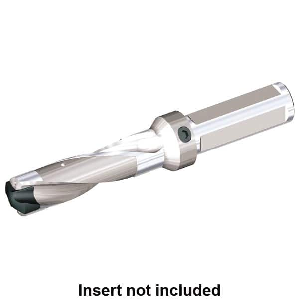 Replaceable Tip Drill: 37.31 to 40 mm Drill Dia, 186.5 mm Max Depth, Straight-Cylindrical Shank Uses KSEM3730HPGM Inserts, Seat Size 10, 342.85 mm OAL, Through Coolant