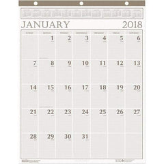 House of Doolittle - 12 Sheet, 20 x 26", Wall Calendar - Beige - Benchmark Tooling