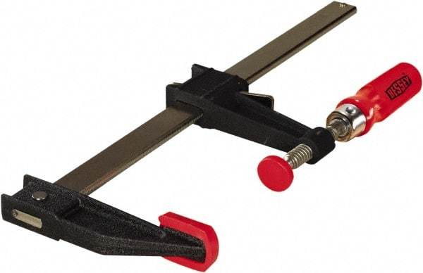 Bessey - 6" Capacity, 3-1/2" Throat Depth, Carbon Steel Bar Clamp - 1,100 Lb Clamping Pressure - Benchmark Tooling