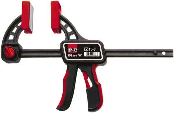 Bessey - 12" Capacity, 2-3/8" Throat Depth, Carbon Steel Bar Clamp - 150 Lb Clamping Pressure - Benchmark Tooling