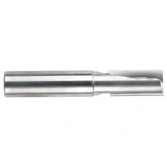 1/2" Dia. - 3" OAL - 2 FL Straight FL Bright Carbide End Mill - Benchmark Tooling