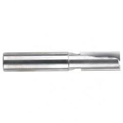 1/2" Dia. - 3" OAL - 2 FL Straight FL Bright Carbide End Mill - Benchmark Tooling