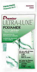 Premier Paint Roller - 1/2" Nap, 4" Wide Paint Mini Roller Covers - Semi-Rough Texture, Polyomide - Benchmark Tooling