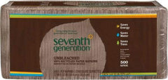 Seventh Generation - 12" Long x 12" Wide, Paper Napkins - 1 Ply, Brown - Benchmark Tooling