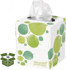 Seventh Generation - Tall Box of White Facial Tissues - 2 Ply, Recycled Fibers - Benchmark Tooling