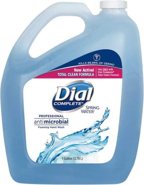 Dial - 1 Gal Bottle Foam Soap - Blue, Spring Water Scent - Benchmark Tooling