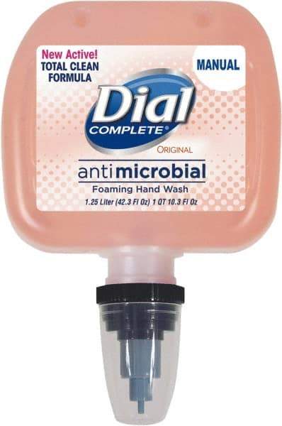 Dial - 1.25 L Dispenser Refill Foam Soap - Light Pink, Original Scent - Benchmark Tooling