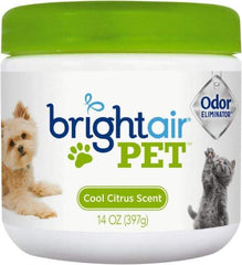 BRIGHT Air - 14 oz Tub Odor Neutralizer - Gel, Cool Citrus Scent - Benchmark Tooling