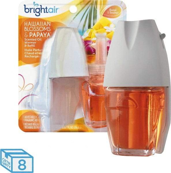 BRIGHT Air - 0.67 oz Packet Air Freshener - Liquid, Hawaiian Blossoms & Papaya Scent - Benchmark Tooling