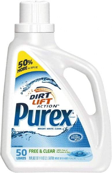 Purex - 75 oz Liquid Laundry Detergent - Unscented - Benchmark Tooling