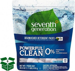 Seventh Generation - 0.63 oz Packet Automatic Dishwashing Powder - Unscented - Benchmark Tooling