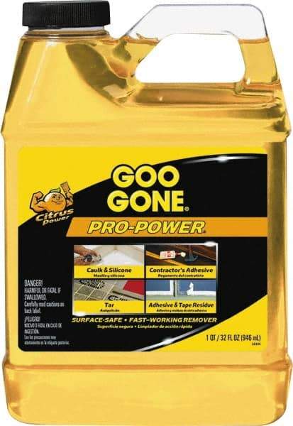 Goo Gone - 32 oz Bottle Adhesive Remover - Removes Caulk Residue, Grease, Tar, Tape, Varnish, Wax, Glue, Silicone, Contractor\x92s Adhesive, Tape Residue - Benchmark Tooling