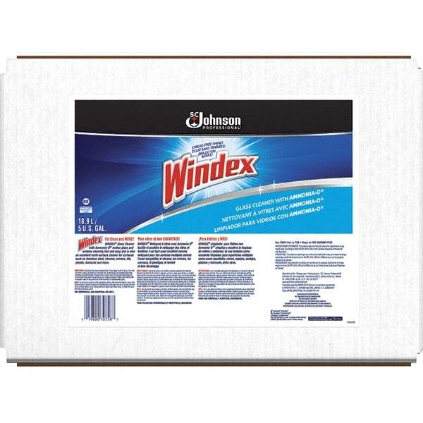 Windex - 5 Gal Bag-in-Box Unscented Glass Cleaner - Multipurpose Use - Benchmark Tooling